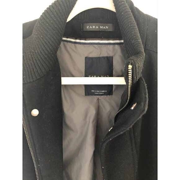 ZARA MAN Wool Coat - Picture 2 of 6